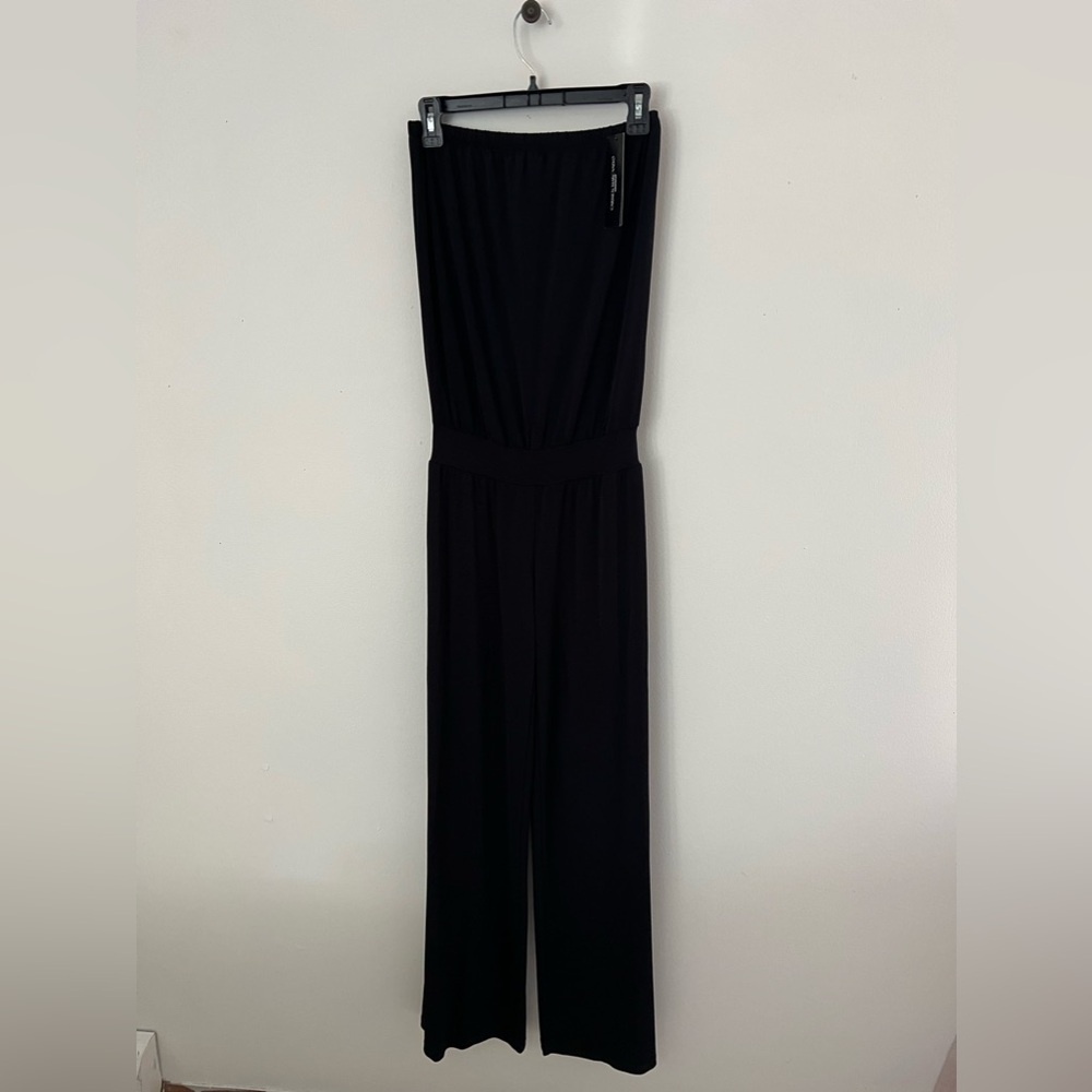 Carmen Marc Valvo strapless Jumpsuit/swim coverup